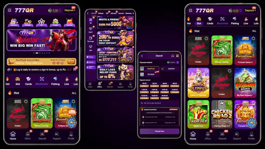 777QR Game Interface