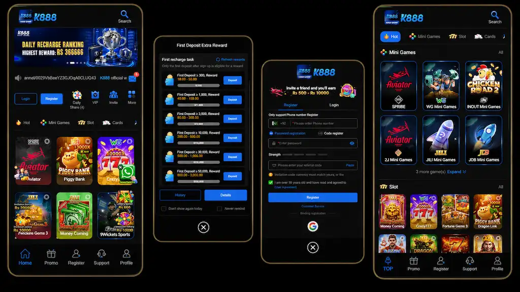 K888 Game Interface